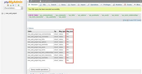 Résolu Erreur Affichage Table Dans La Base De Donnée Sql Table De