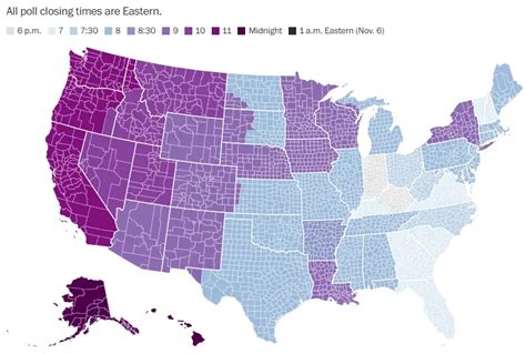 Poll Closing Times 2024 When Do The Polls Open And Close By State