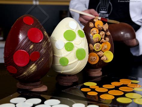 Déclinaison De Décors Sur œufs De Pâques En Chocolat Recette De