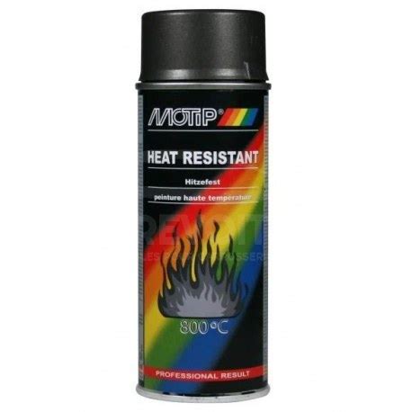 Peinture haute température Motip Anthracite foncé 800C