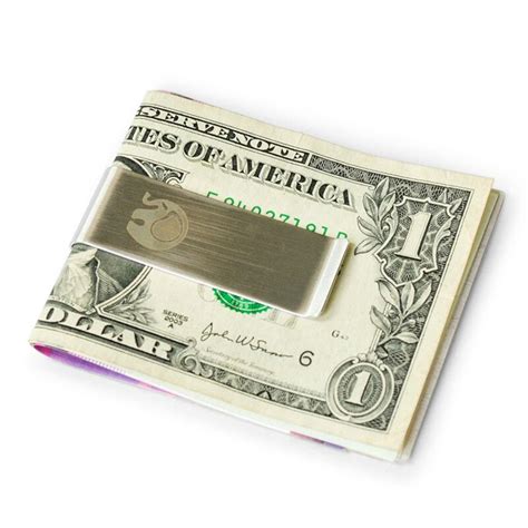 Stainless Steel Money Clip Fashion Simple Silver Dollar Cash Clamp Holder Wallet Card ID Holder ...