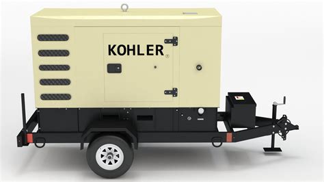 Kohler Industrial Diesel Generators Single Send Color 3d Model By 3dxin