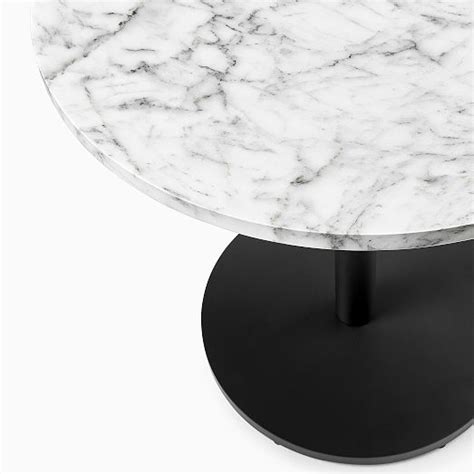 Orbit Faux Marble Dining Table Round West Elm