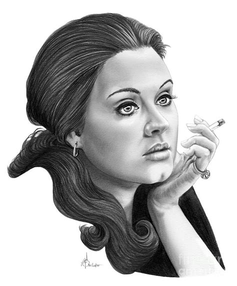 Pencil Drawings Of Adele