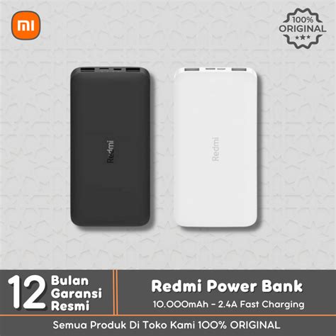 Jual Power Bank Redmi Mah Fast Charging W Dual Output