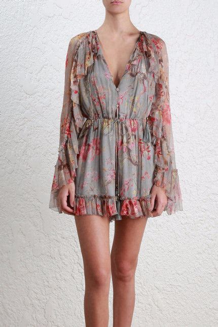 Zimmermann Mercer Floating Playsuit All The Dresses