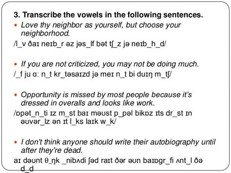 Ipa Transcription Practice 5th Lecture