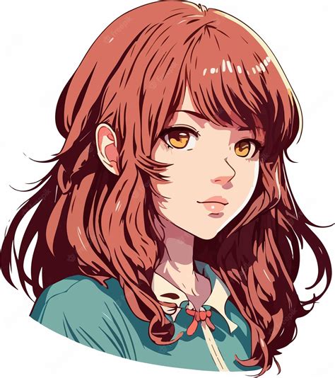 Anime Girl With Short Brown Hair Weheartit