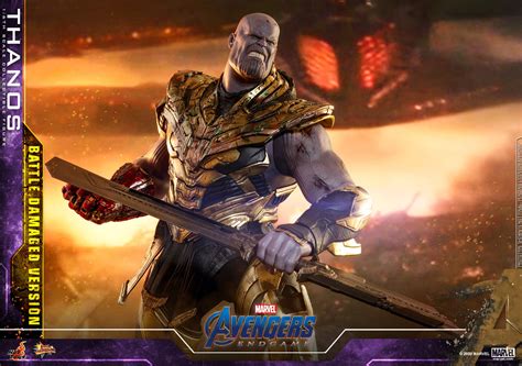 Hot Toys Marvel Comics Avengers Endgame Thanos Battle Damaged Version