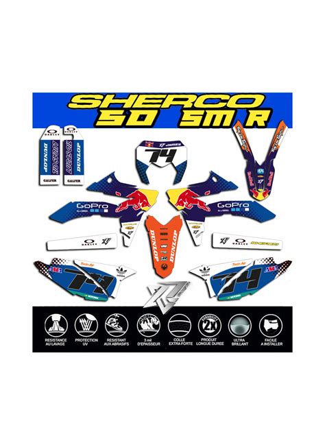 Kit D Co Sherco Sm R Team Usa Decografix