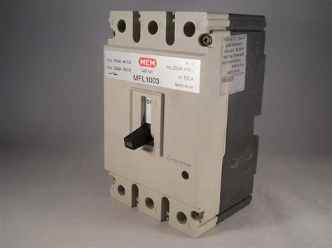 MEM MCCB 100 Triple Pole 100A 3 Phase Bill TLF1003 Memshield 2