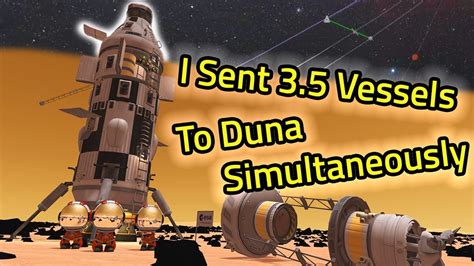 KSP Interplanetary Multi Vessel Convoy To Duna And Ike Part 1 YouTube