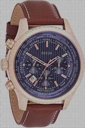 Los Mejores Relojes Guess Correas Cueros De Hombres