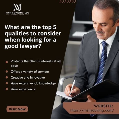 What Are The Top 5 Qualities To Consider When Looking For A Good Lawyer