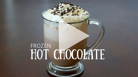 Easy Frozen Hot Chocolate Recipe