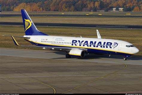 EI DLI Ryanair Boeing 737 8AS WL Photo By Tomas Milosch ID 905068