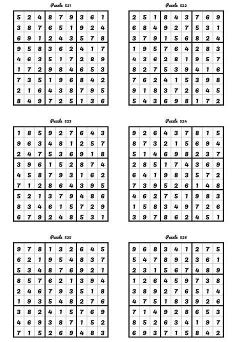 3000 Sudoku Puzzles Printable Puzzle Pages With Solutions Digital