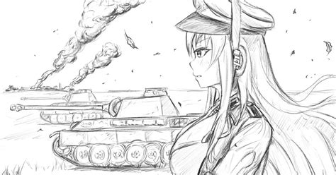 原創 出擊前的等待 塗鴉 Panzer老貓のイラスト Pixiv