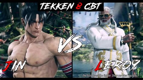 My Aggressive Jin Vs Leroy Smith Tekken Gameplay Youtube