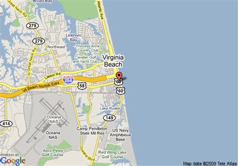 Virginia Beach Boardwalk Map