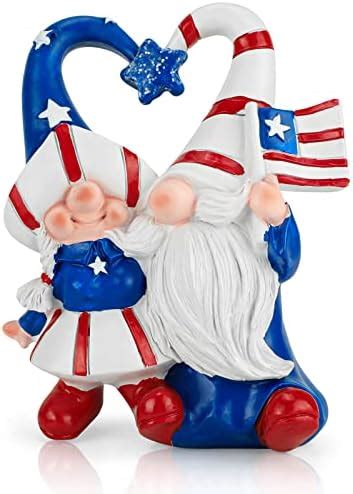 Amazon Fairysandy Pieces Th Of July Gnome Decor Patriotic