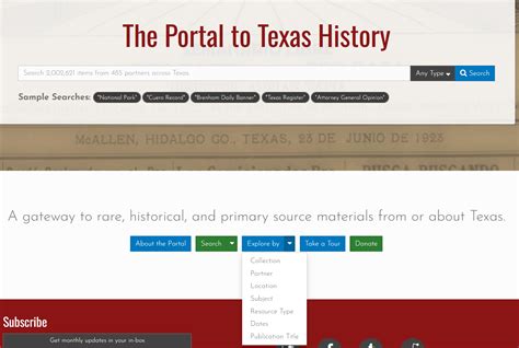 Curated Title Database For Navigating Newspapers News The Portal To Texas History