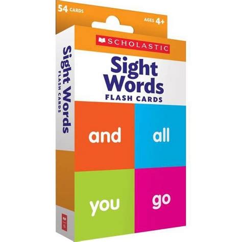 Sight Words Flash Cards - By Scholastic : Target