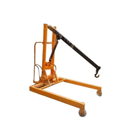 Hydraulic Floor Crane Color Yellow Paint Coated At Best Price In