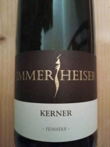 Immerheiser Kerner Feinherb Vivino United States