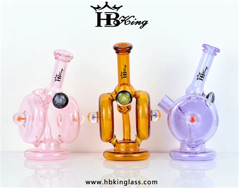 Hbking Glass Smoking Pipe Hookah Multi Tube Recycle DAB Rig Glass Water