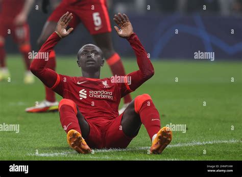 Sadio Mane Of Liverpool Fc Reacts During The Uefa Champions League 2021