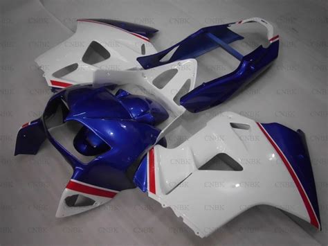 For Honda Vfr800 1998 2001 Full Body Kits Vfr800 2000 Blue White Body