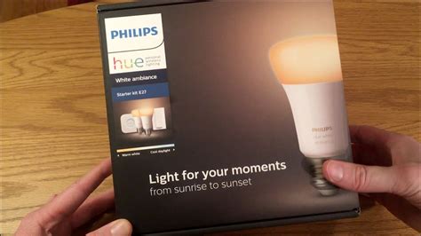 Philips Hue Starter Kit Unboxing Och Setup Youtube