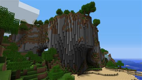 Minecraft Cliff By Burntcustard On Deviantart