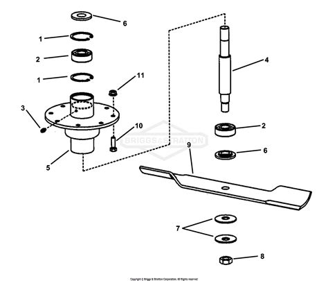 Snapper 84889 Yz20484bve 48 18 Hp Ztr Yard Cruiser Series 4 Parts Diagram For 48 Spindle