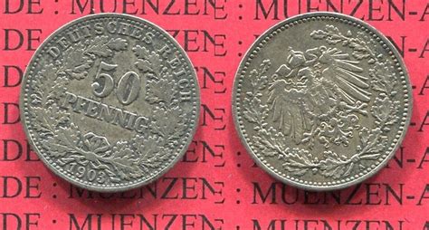 Kaiserreich Pfennig Silber A J Sehr Sch N Sehr Seltener