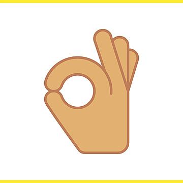 Ok Hand Gesture Icon Logotype Okay Arm Vector Logotype Okay Arm Png