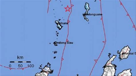 Gempa Terkini M Guncang Kepulauan Sangihe Sulut Bmkg Tidak