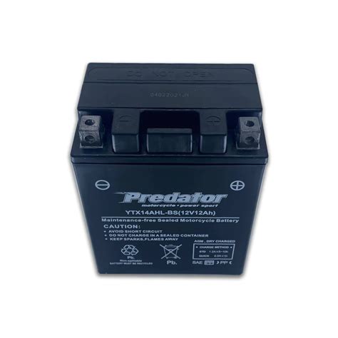 Ytx14ahl Bs Predator Motorcycle Battery Battery Empire