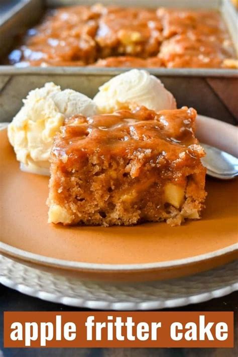 Apple Fritter Cake Moist Homemade Apple Fritter Cake Made With Fresh