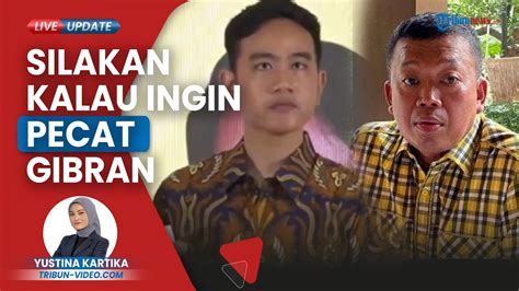 Politikus Golkar Tanggapi Playing Victim Gibran Silakan Jika Pecat