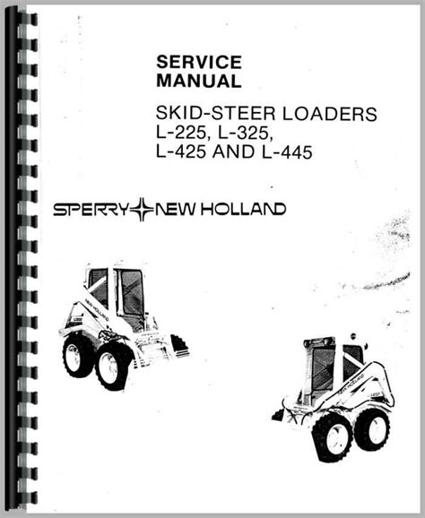 New Holland L325 Skid Steer Service Manual