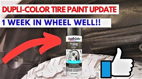 Week Update With Dupli Color Tire Paint In Wheel Well Youtube