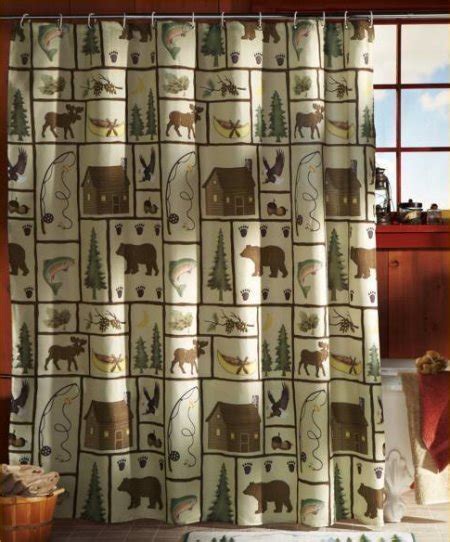 Lodge Shower Curtain In Furniture Ideas Deltaangelgroup Furniture