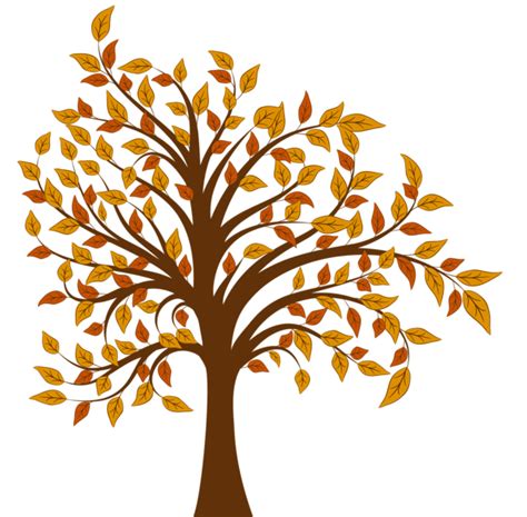 Fall Tree PNG Clipart Image | Autumn trees, Fall clip art, Clip art