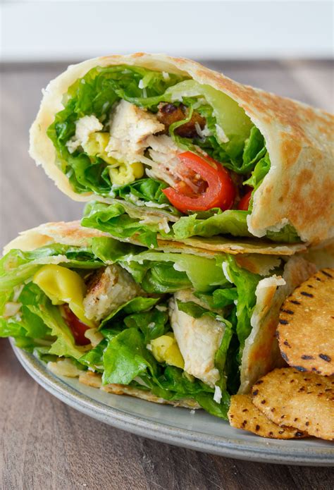 Easy Italian Chicken Wraps Easy Wrap Recipes