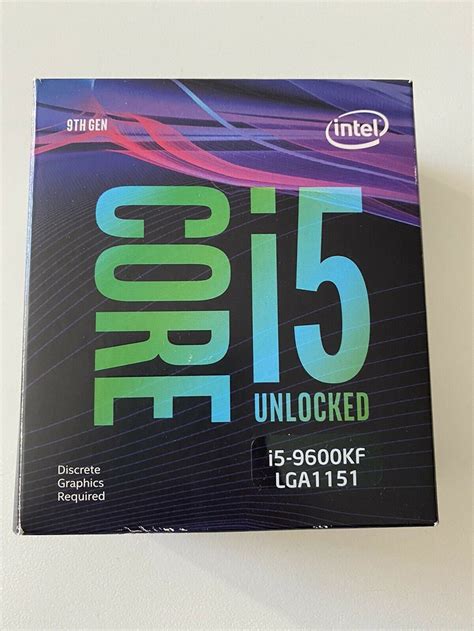 Intel Core I5 9600kf Desktop Processor 6 Cores 4 6 GHz LGA1151 Computer