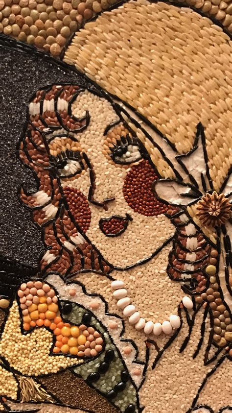 Pin By Becky Hoover On Crop Art Seed Art Pebble Art Cool Art Projects