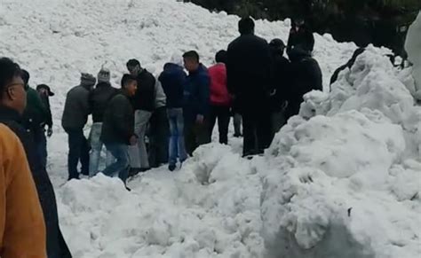 Pics Show Aftermath Of Massive Avalanche In Sikkim