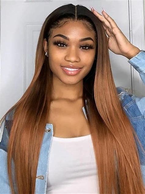 Joedir 36” Lace Front Wigs For Women Super Long Light Yaki Straight 5” Deeper Middle Part